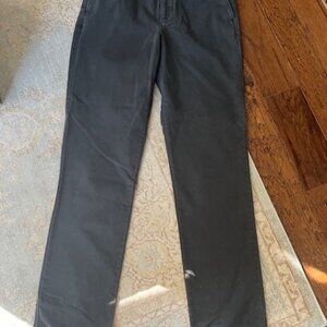 J Crew Chinos Men's washed out Black Broken In Slim Fit 100% Cotton size w34/L34